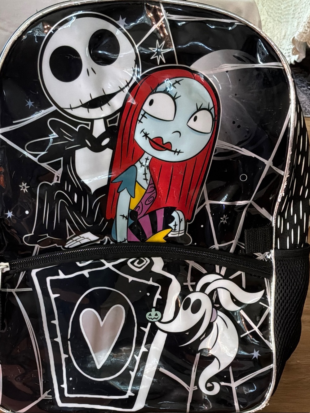 Bioworld Black Backpack with Red, White & Blue Nightmare Characters